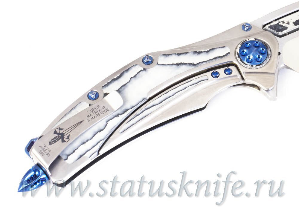 Нож Marfione Custom Knives Super Matrix-R CarboQuartz #005
