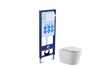 Aquatek SET Aquatek ВЕГА/17 SET Aquatek ВЕГА/17 (рама Aquatek INS-0000017 (без клавиши и крепежа) +унитаз ВЕГА AQ1905-00+тонкое сиденье с механизмом sc)