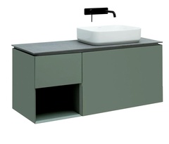 Allen Brau Infinity 1.21008.CGM Тумба 120 R 1+1, cement grey matt (274271) фото