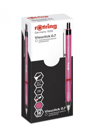 Карандаш механический Rotring Visuclick 0.7 mm розовый (2089094)