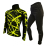 Olly Bright Sport лыжный разминочный костюм lime - 6