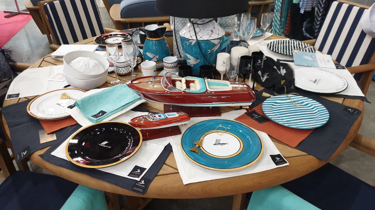 Set of plates Flying Fish collection, 4 pc.