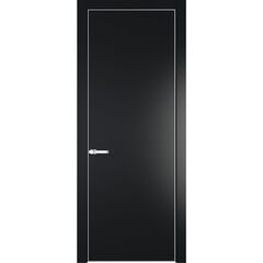 Межкомнатная дверь эмаль Profil Doors 1PE блэк глухая