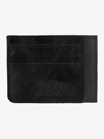 Картхолдер СТС чёрного цвета, покрытие Софт Тач. (двухцветный)