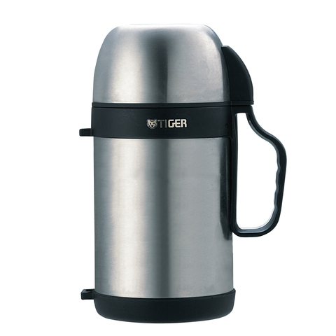 Термос с широким горлом Tiger MCW-P091 Stainless, 0.9 л (цвет - стальной)