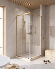 Cezares Relax-304 RELAX-304-A-2-80-C-BORO Душевой уголок, цвет: золото фото