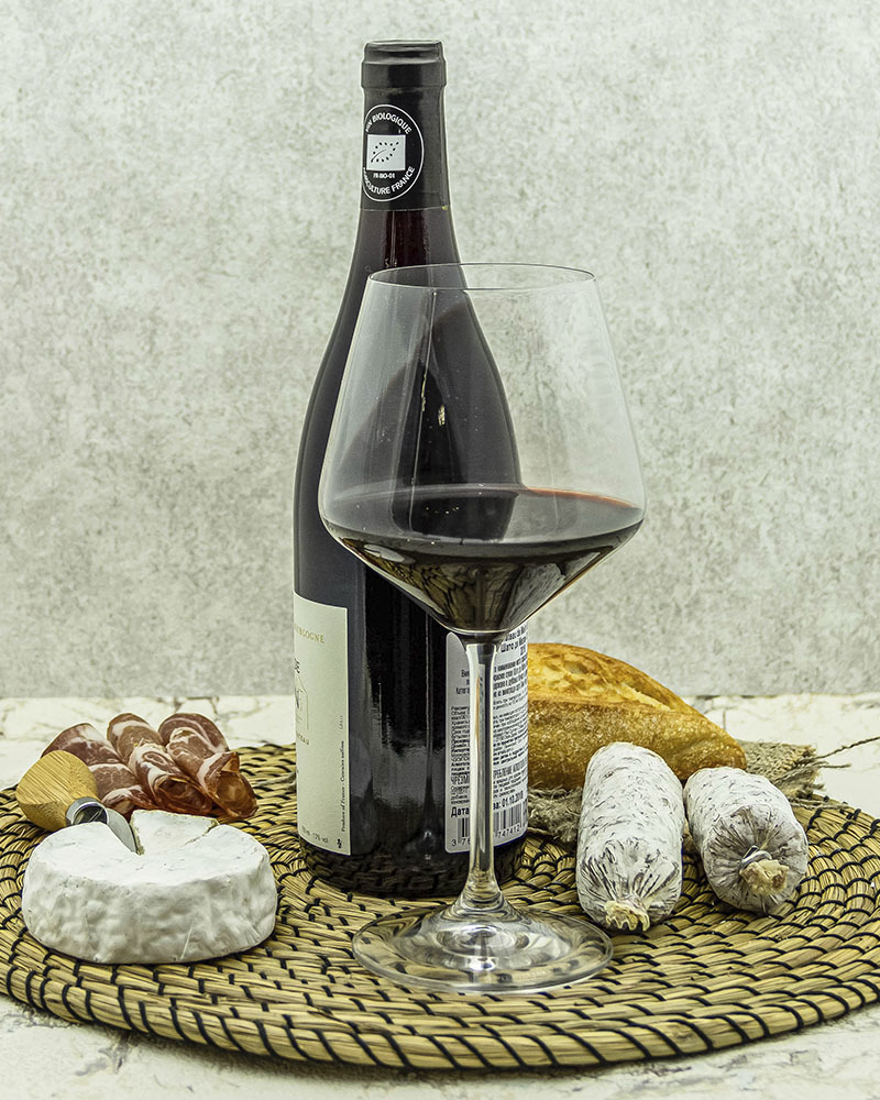 Вино Chateau De Melin Шато де Мелан Сантене Красное Cухое 2018 г.у. 13% 0,75 л, Франция