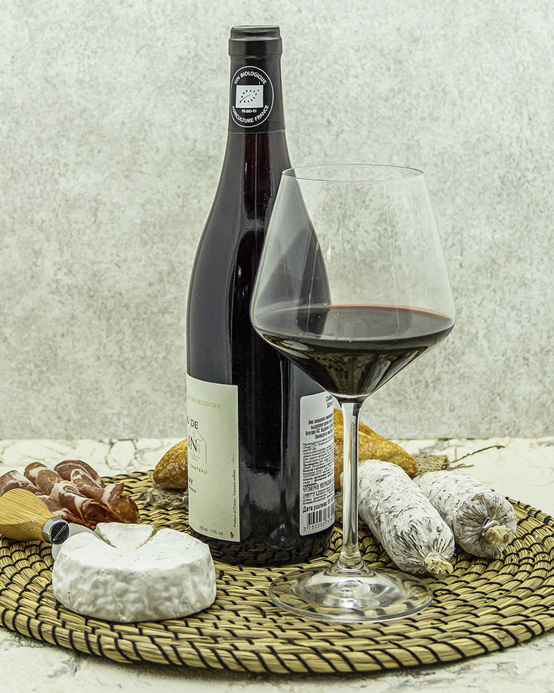 Вино Chateau De Melin Шато де Мелан Сантене Красное Cухое 2018 г.у. 13% 0,75 л, Франция