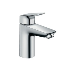 Hansgrohe Logis 71100000 Смеситель для раковины однорычажный с донным клапаном фото