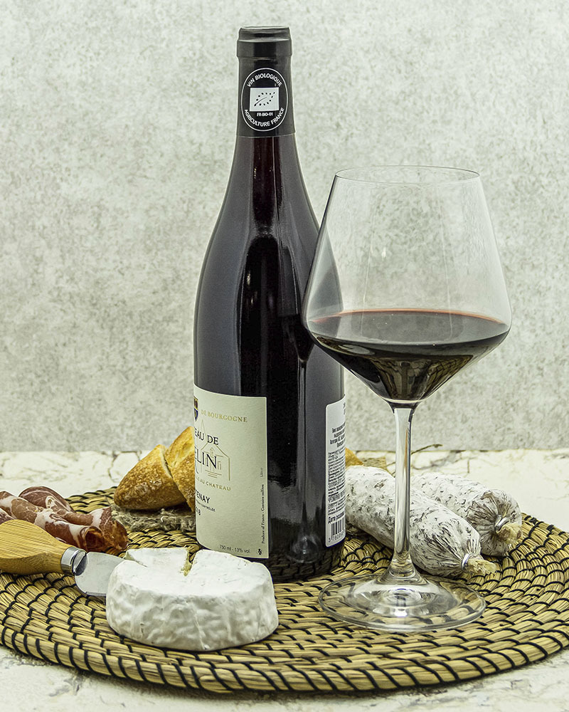 Вино Chateau De Melin Шато де Мелан Сантене Красное Cухое 2018 г.у. 13% 0,75 л, Франция