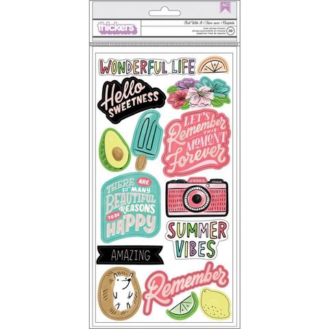 Чипборд объемный 15х30см -Amy Tan Stay Sweet от American Crafts