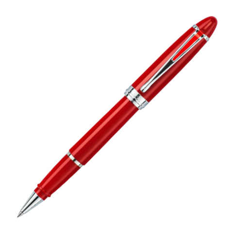 Ручка-роллер Aurora Ipsilon Deluxe Red CT, в подарочной коробке