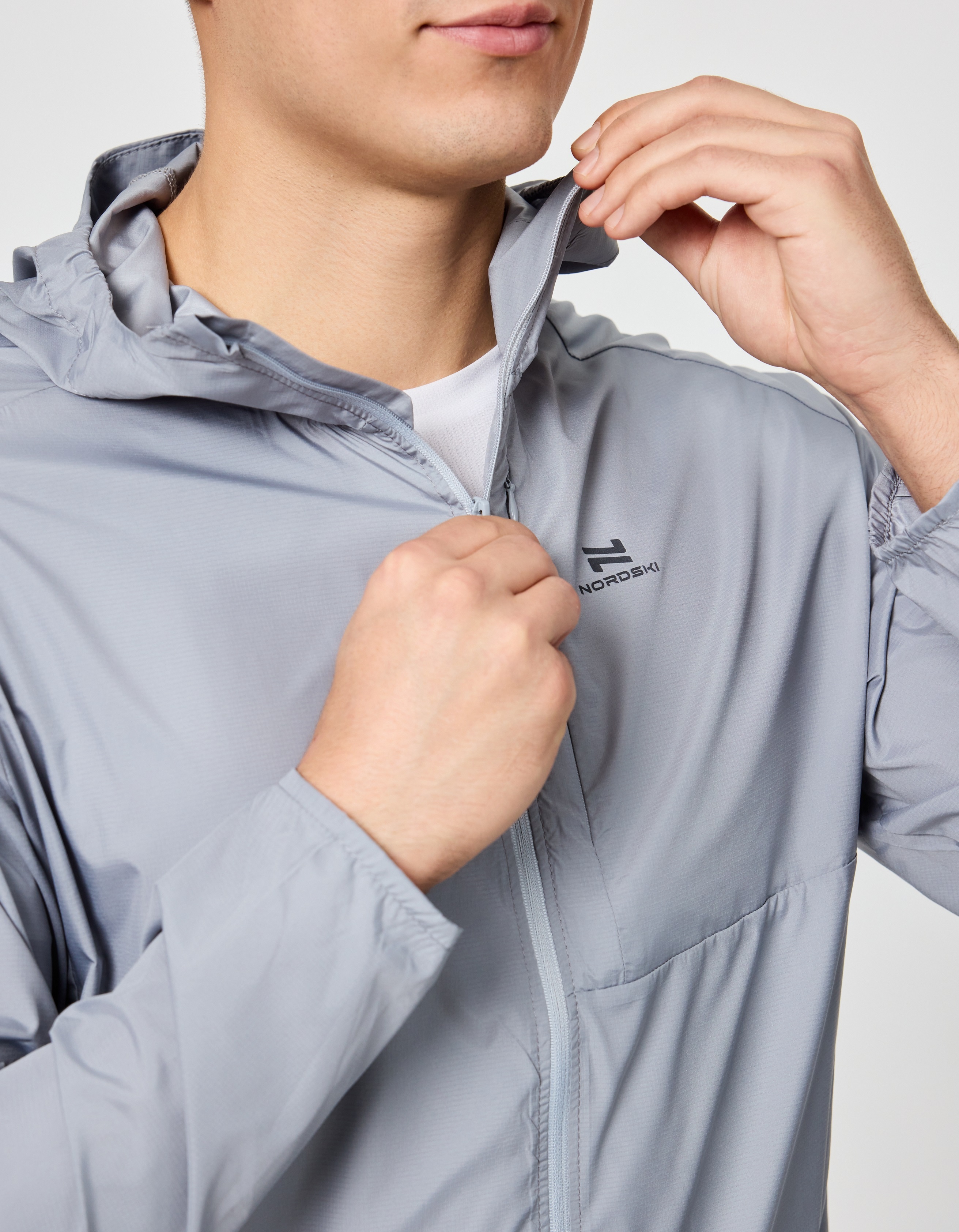 Мужской костюм для бега Nordski Easy Run Road grey-black - 10