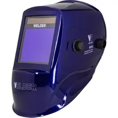 Маска сварочная WELDER ULTIMA Ф10 Хамелеон 103x90 мм, DIN 4/5-8/9-13 (Внеш. регул), цвет Ультрамарин, в коробке WDU-Ф10-К Ультрамарин