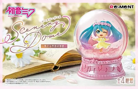 Случайная фигурка Re-ment HATSUNE MIKU: Scenery Dome collection