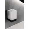 Boheme 10724-GM Стакан настенный Qubic Gun Metal