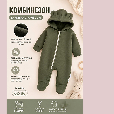 Комбинезон хл/начес (62-86) 260815-R1487