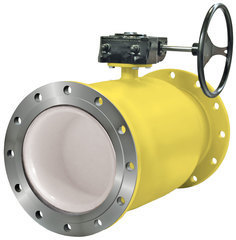 Кран шаровый фланцевый газовый LD КШ.Ц.Ф.Р.GAS.300.016.П/П.02 Ду300, Ру16, полный проход, редуктор
