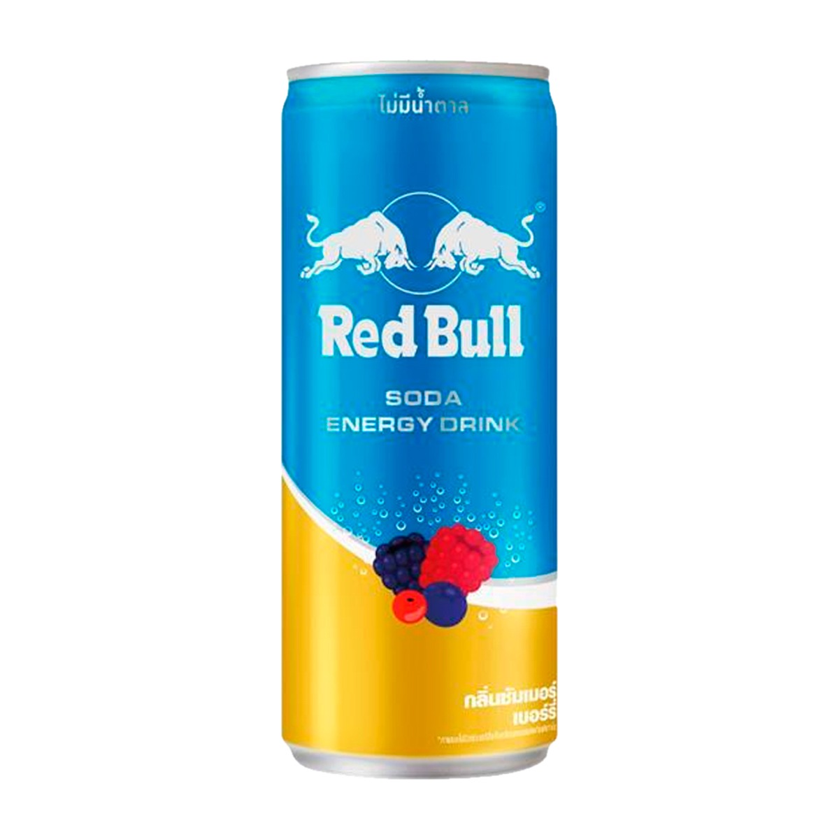 Энергетический напиток Red Bull Soda Zero Sugar Summer Berry 250 мл — упаковка