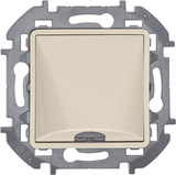 Вывод кабеля IP21 - Legrand Inspiria - с зажимом для кабеля - слоновая кость — фото 1