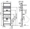 Alcaplast A107S/1200 Инсталляция для писсуара