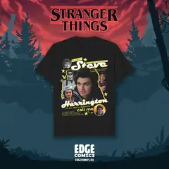 Футболка «Stranger Things. Better Call Steve» черная