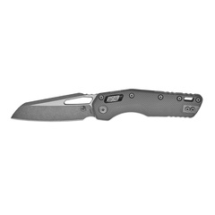 Фото Складной нож Microtech MSI 210-10APFLNC, сталь M390MK, рукоять алюминий, серый