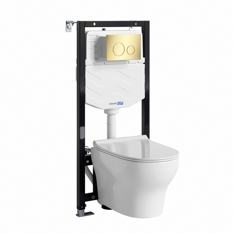 WasserKRAFT Aller 10TLT.010.ME.PG02.H001 Система инсталяции с унитазом