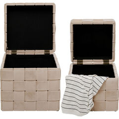 Пуф Weave Beige (2/Set)
