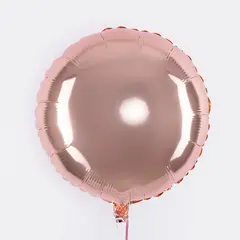 Шар F 18''/46 см, Круг, Розовое Золото, 1 шт.
