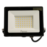 Прожектор светодиодный ДО-50w 6400К 4000 Лм IP65 черный LL-921 32102 FERON — фото 1