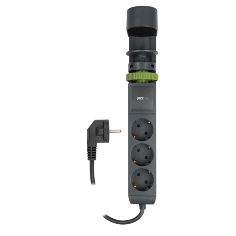 Удлинитель с креплением к столу и USB разъемами ETD-03U-150-gy 3 x 1,5 5059559 JazzWay