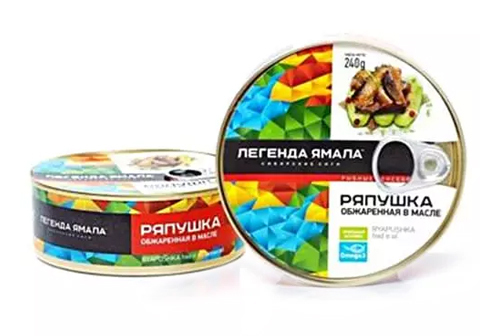 Ряпушка копченая в масле, 240г