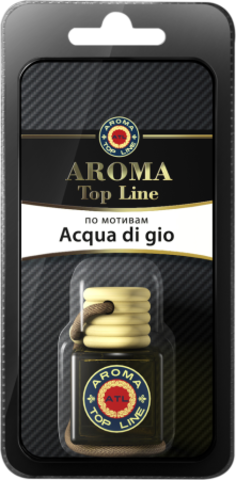 Aroma Top Line Ароматизатор в стеклянном флаконе Aqua di gio