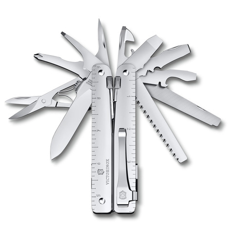 Мультитул Victorinox SwissTool MX Clip, 115 mm, 27 функций, блистер (3.0327.MKB1)