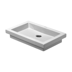 Duravit 2nd Floor 317580000 Раковина шлифованный вариант, без перелива, без площадки под смес., 58х41,5х Н:9.5 цвет: белый фото