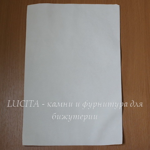 Замша искусств., молочная, лист 30х20 см