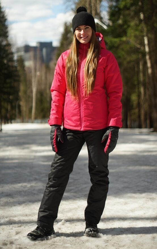 Nordski Motion женский утепленный лыжный костюм raspberry-black