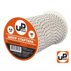 Шнур стартера в бухте UNITED PARTS 4,5мм 30м (нейлон) (241-604)