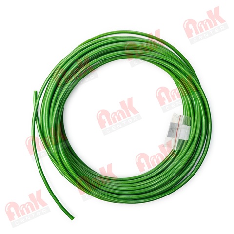 BH2Tgreen Шланг армированный AN03 7,2мм (прозрачный зеленый) Цена за м. Accossato