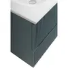 BelBagno UNO-600-2C-SO-AO База под раковину подвесная с фрезерованными ручками по всей длине фасада с двумя выкатн. ящ., Голубой Матовый, 600x455x608