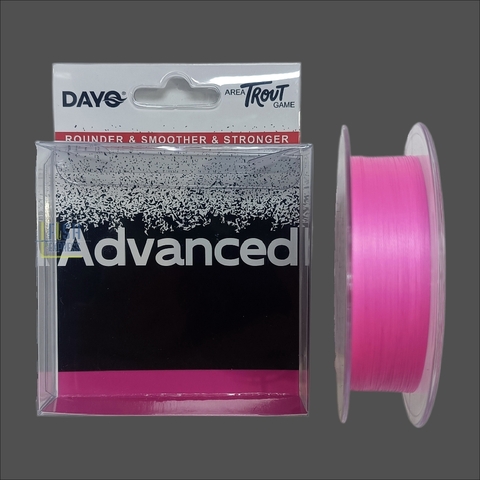 Плетенный шнур DAYO X4 Advanced TROUT, # 0.3 (0.08мм), 3.8кг, 125м, цвет розовый, 6 шт/уп.