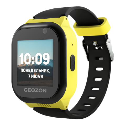 Смарт-часы  детские часы Geozon LTE yellow-black
