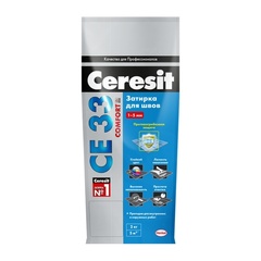 Затирка Ceresit CE33 S №04, серебристо серый, 2 кг