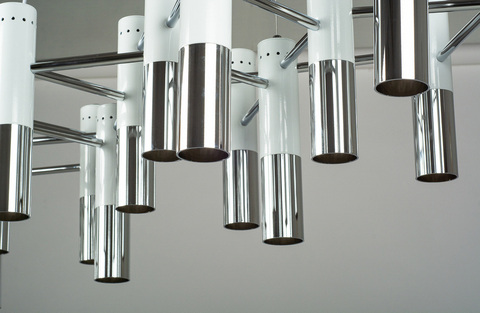 Люстра Ike Suspension белая-Silver 22
