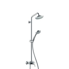 Hansgrohe Croma 27154000 Душевая система внешнего монтажа со смесителем 109,3 см с верхней лейкой 16х16 см фото