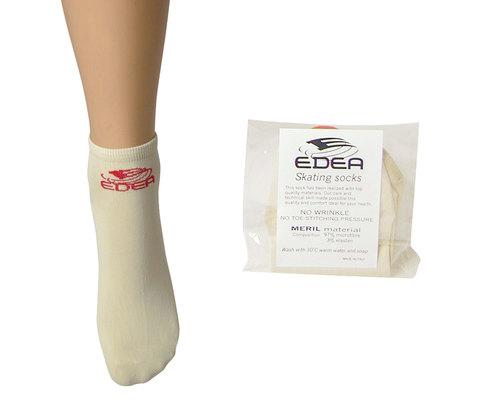 Носки Edea (молочные) для катания на коньках
