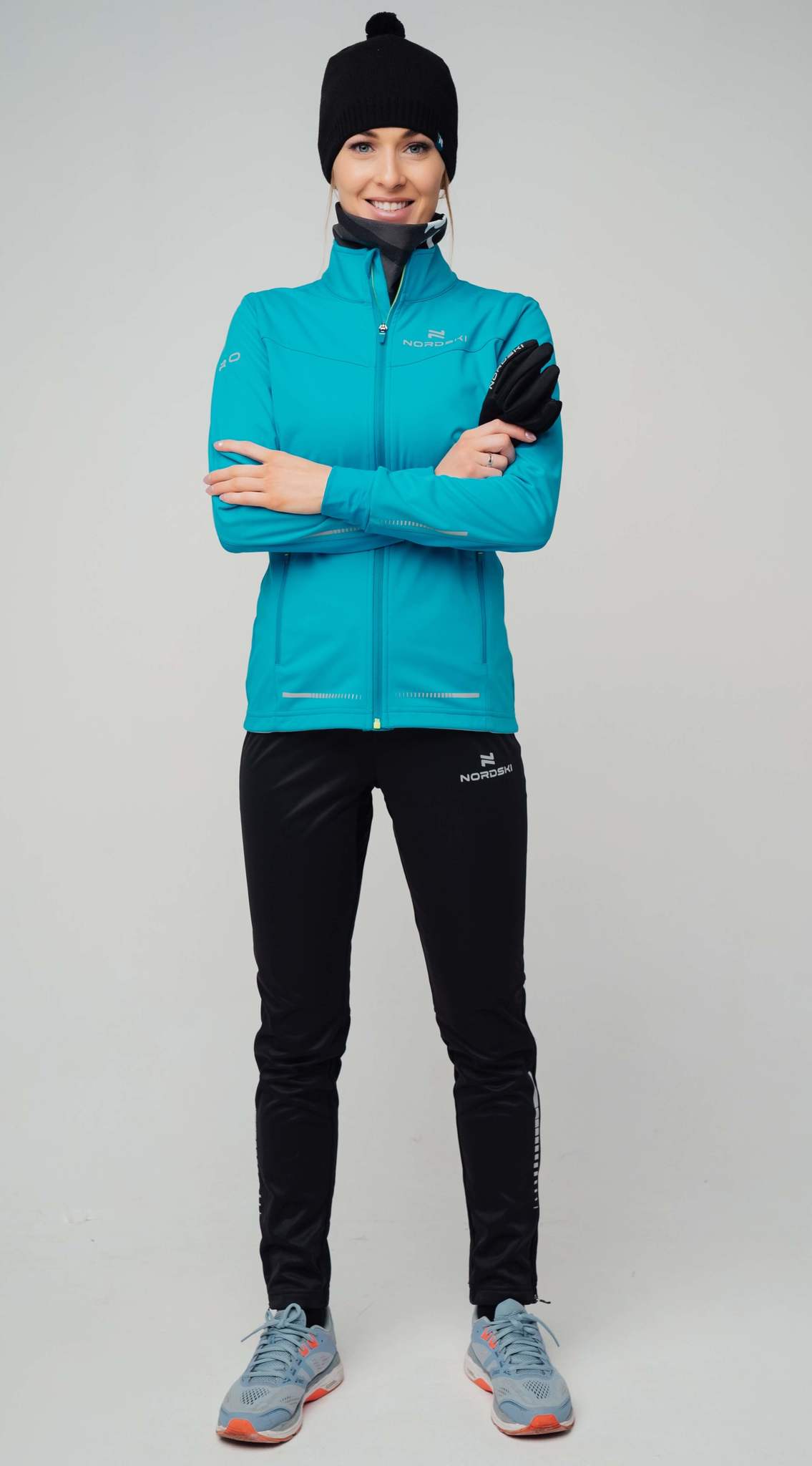 Nordski Pro разминочные лыжные брюки женские - 2