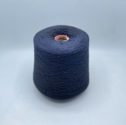 Бобинная пряжа (пр.Италия),1500/2 750м/100гр, 80% шерсть, 20% полиамид , цвет -Припыленно-синий арт.31166