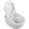 BelBagno Senso-Tor BB017CH-TOR/SC Унитаз подвесной безободковый, с системой смыва "Торнадо"и сиденьем soft close, цвет: белый